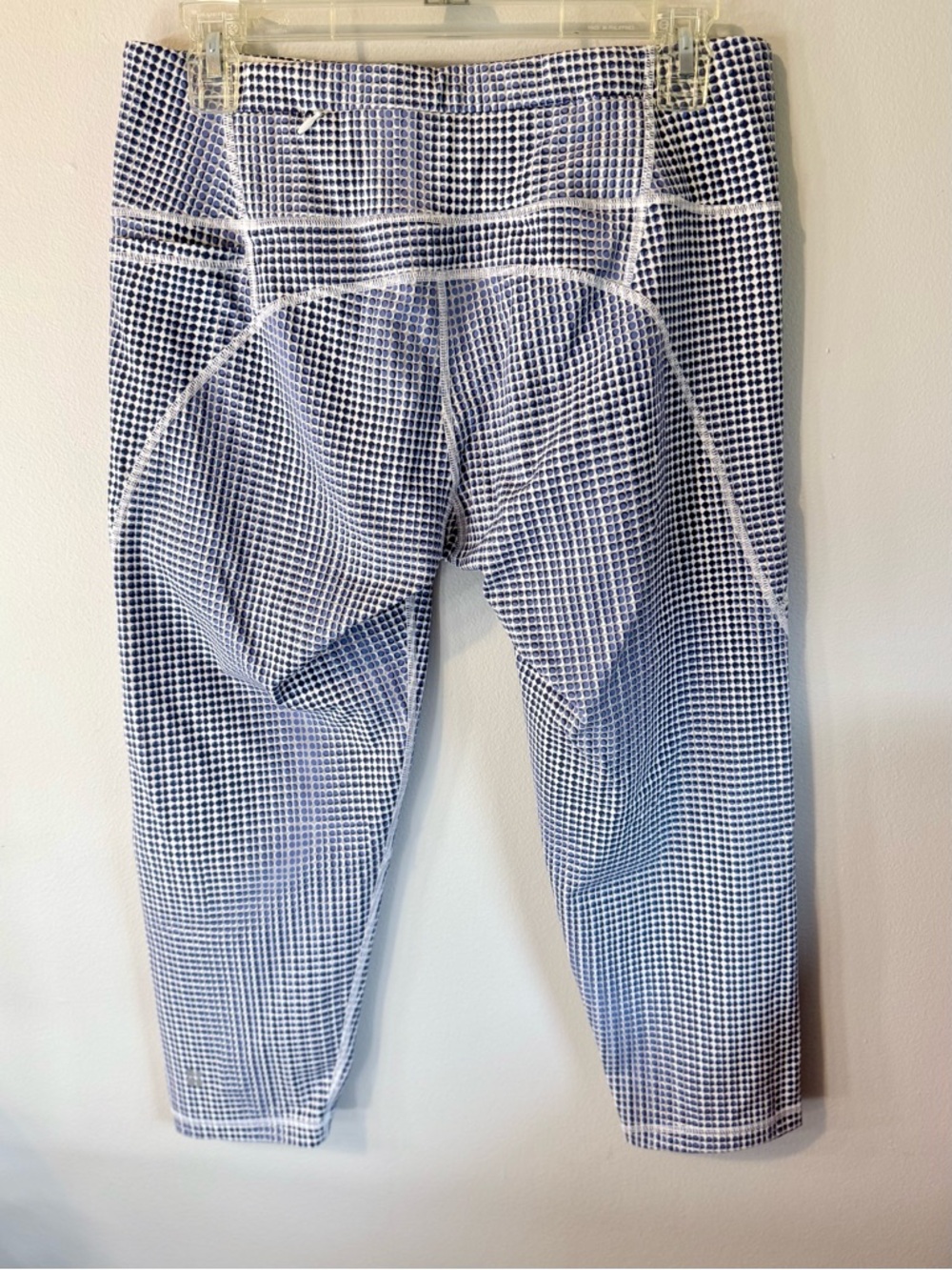 Sweaty Betty Power 7/8 Leggings | Blue and White/ Blue Dot - Picture 4 of 8